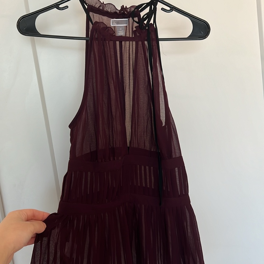 XS Chelsea28 Plum Necktie Tank